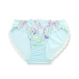 可憐な花びら刺繍ピッタリフィット 「グレースイストフラワーペタル ショーツ」 | fran de lingerie | 詳細画像3 