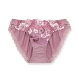 可憐な花びら刺繍ピッタリフィット 「グレースイストフラワーペタル ショーツ」 | fran de lingerie | 詳細画像4 