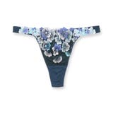 可憐な花びら刺繍フェミニンヒップに 「グレースイストフラワーペタル タンガ」 | fran de lingerie | 詳細画像2