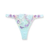 可憐な花びら刺繍フェミニンヒップに 「グレースイストフラワーペタル タンガ」 | fran de lingerie | 詳細画像3