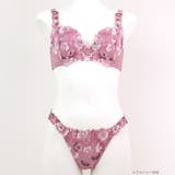 可憐な花びら刺繍フェミニンヒップに 「グレースイストフラワーペタル タンガ」 | fran de lingerie | 詳細画像16