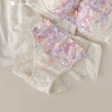 クリーム | 可憐な花びら刺繍美しさも、機能も 「グレースイストフラワーペタル バックレース」 | fran de lingerie
