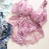 ローズピンク | 可憐な花びら刺繍美しさも、機能も 「グレースイストフラワーペタル バックレース」 | fran de lingerie