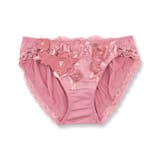 ローズピンク | ゴージャス薔薇刺繍しっかりフィット 「グレースイストグランデ ショーツ」 | fran de lingerie