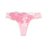 ゴージャス薔薇刺繍フェミニンヒップに 「グレースイストグランデ タンガ」 | fran de lingerie | 詳細画像6 