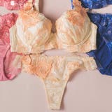 イエロー | ゴージャス薔薇刺繍フェミニンヒップに 「グレースイストグランデ タンガ」 | fran de lingerie