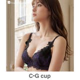 ブラック | ボディメイクの真骨頂ボディメイクの真骨頂「グレースイスト ブルーミア」 ブラジャ… | fran de lingerie