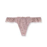 ベージュ | LacyQueen レーシークィーン コーディネートTバック(タンガ) | fran de lingerie
