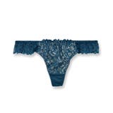 ブルーグリーン | LacyQueen レーシークィーン コーディネートTバック(タンガ) | fran de lingerie