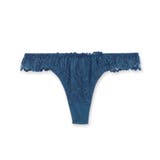 ミリタリーブルー | LacyQueen レーシークィーン コーディネートTバック(タンガ) | fran de lingerie