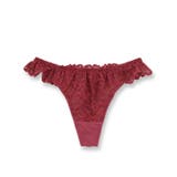 レッド | LacyQueen レーシークィーン コーディネートTバック(タンガ) | fran de lingerie