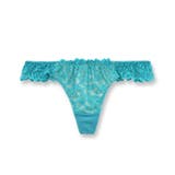 ターコイズブルー | LacyQueen レーシークィーン コーディネートTバック(タンガ) | fran de lingerie
