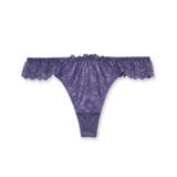 バイオレット | LacyQueen レーシークィーン コーディネートTバック(タンガ) | fran de lingerie