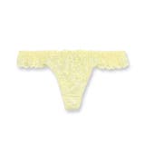 イエロー | LacyQueen レーシークィーン コーディネートTバック(タンガ) | fran de lingerie
