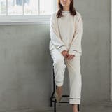 オフホワイト | memory fleece メモリーフリースかぶり上下セット | fran de lingerie