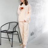 オレンジ | memory fleece メモリーフリースかぶり上下セット | fran de lingerie