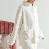 memory fleece メモリーフリース前開き上下セット | fran de lingerie | 詳細画像13