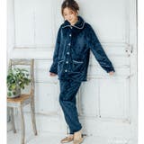 memory fleece メモリーフリース前開き上下セット | fran de lingerie | 詳細画像22