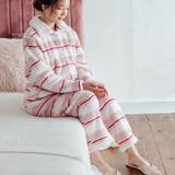 ローズピンク | memory fleece メモリーフリース前開き上下セット | fran de lingerie