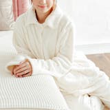 ホワイト | memory fleece メモリーフリース前開き上下セット | fran de lingerie