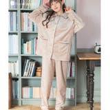 ブラウン2 | もこもこ パジャマ 冬 | fran de lingerie