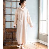 memory fleece メモリーフリースショールカラーワンピース | fran de lingerie | 詳細画像17