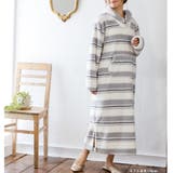 memory fleece メモリーフリースショールカラーワンピース | fran de lingerie | 詳細画像31