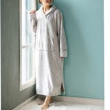 グレージュ | memory fleece メモリーフリースショールカラーワンピース | fran de lingerie