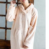 オレンジ | memory fleece メモリーフリースショールカラーワンピース | fran de lingerie