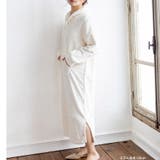 ふんわり軽くて暖かいmemory fleece あったか楽ちんワンピース | fran de lingerie | 詳細画像6