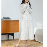 ふんわり軽くて暖かいmemory fleece あったか楽ちんワンピース | fran de lingerie | 詳細画像19
