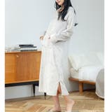 ふんわり軽くて暖かいmemory fleece あったか楽ちんワンピース | fran de lingerie | 詳細画像20