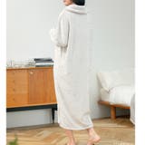 ふんわり軽くて暖かいmemory fleece あったか楽ちんワンピース | fran de lingerie | 詳細画像21