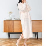 ふんわり軽くて暖かいmemory fleece あったか楽ちんワンピース | fran de lingerie | 詳細画像24