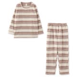 ココア | memory fleece メモリーフリースメンズかぶり上下セット | fran de lingerie