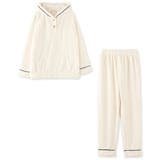 memory fleece メモリーフリースプルパーカー上下セット(アラン編み | fran de lingerie | 詳細画像7