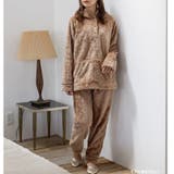 memory fleece メモリーフリースプルパーカー上下セット(アラン編み | fran de lingerie | 詳細画像27