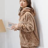 memory fleece メモリーフリースプルパーカー上下セット(アラン編み | fran de lingerie | 詳細画像28