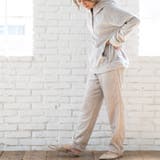 グレージュ | memory fleece メモリーフリースプルパーカー上下セット(アラン編み | fran de lingerie