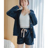 ふんわり軽くて暖かいmemory fleece カーディガン&ショートパンツ | fran de lingerie | 詳細画像9
