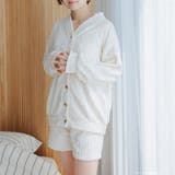 ふんわり軽くて暖かいmemory fleece カーディガン&ショートパンツ | fran de lingerie | 詳細画像16