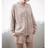 ブラウン２ | もこもこ ルームウェア ショートパンツ | fran de lingerie