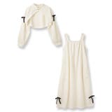 ホワイト2 | もこもこ ワンピース ルームウェア | fran de lingerie