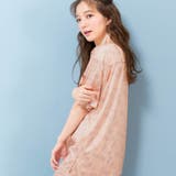 オレンジ | milky-satin半袖パジャマシャツ・ハーフパンツ上下セット | fran de lingerie
