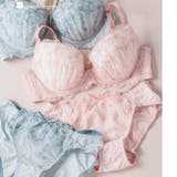 モカピンク | きらめくフェミニンなフラワー刺繍レース自分らしいバストに | fran de lingerie