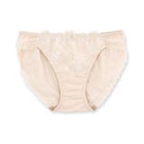 クリーム | フェミニンなナチュラルデザイン使いやすいノーマルショーツ | fran de lingerie