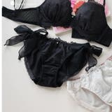 ブラック | フェミニンなナチュラルデザイン快適なデザインショーツ | fran de lingerie