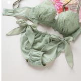 グリーン | フェミニンなナチュラルデザイン快適なデザインショーツ | fran de lingerie