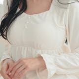 ナイトブラ付きルーム&ラウンジウェアナイトブラ付き長袖プルオーバー 「ルナイト | fran de lingerie | 詳細画像8