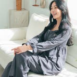 ナイトブラ付きルーム&ラウンジウェアナイトブラ付き長袖チュニック 「ルナイト | fran de lingerie | 詳細画像6